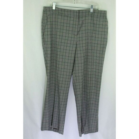 Nine West Women’s Pants Houndstooth Flat Front Pockets 12 - Picture 5 of 6